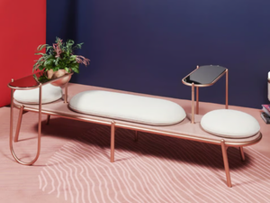 JOSÉPHINE - Upholstered modular bench _ Cider Edition